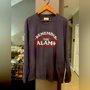 Men’s “Remember the Alamo” long sleeve t-shirt. Size XL